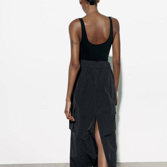 Nylon Cargo Skirt - Picture 6 of 14